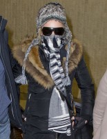 Madonna spotted at JFK Airport, New York - 21 January 2014 (2)