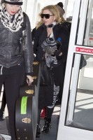 Madonna spotted at JFK Airport, New York - 23 January 2014 (1)