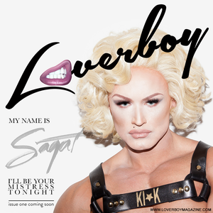 Francois Sagat on the cover of Loverboy Magazine