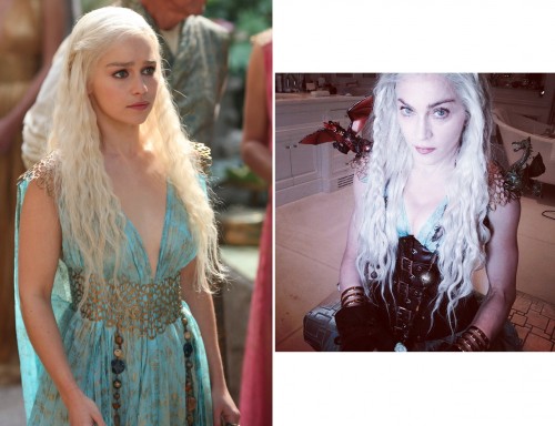 Emilia Clarke: Madonna wore the real Daenerys Targaryen costume on Purim