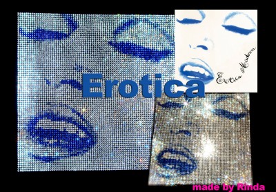 Erotica Swarovski T-Shirt made by Japanese Madonna fan rinda3dayon