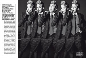 Madonna by Tom Munro for L'Uomo Vogue - Full photo spread (3)