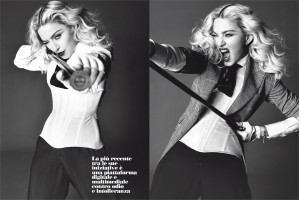 Madonna by Tom Munro for L'Uomo Vogue - Full photo spread (4)