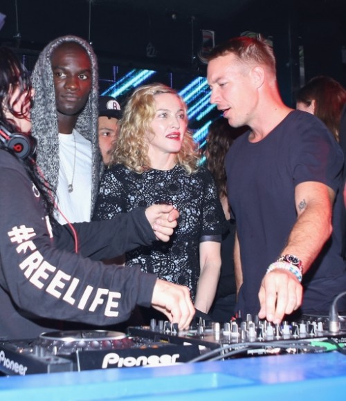 Madonna, Diplo and Skrillex at Jeremy Scott's After Party at the Space Ibiza, New York - 10 September 2014 - Pictures & Video (1)