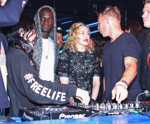 Madonna, Diplo and Skrillex at Jeremy Scott's After Party at the Space Ibiza, New York - 10 September 2014 - Pictures & Video (2)