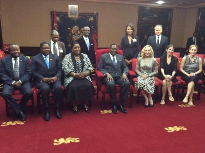 Madonna meets Malawi's president Peter Mutharika - 28 November 2014 (8)