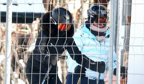Madonna spotted skiing in Gstaad, Switzerland - 31 December 2014 (9)