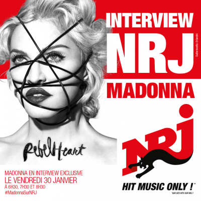 Madonna Rebel Heart NRJ radio interview France
