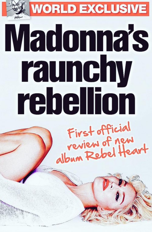 Madonna Rebel Heart The Sun Bizarre