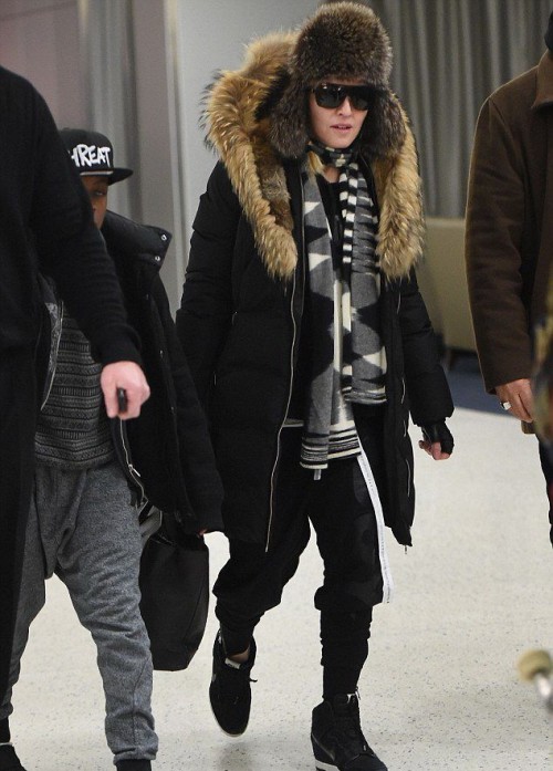 Madonna at JFK Airport, New York - 21 February 2015 - Pictures 03