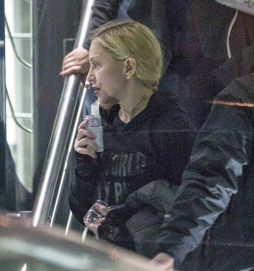 Madonna leaves rehearsals at the O2, London - 22 February 2015 - Pictures (7)