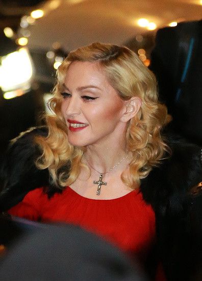 Madonna at the Che Tempo Che Fa taping in Milan - 1 March 2015 (1)
