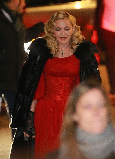 Madonna at the Che Tempo Che Fa taping in Milan - 1 March 2015 (4)