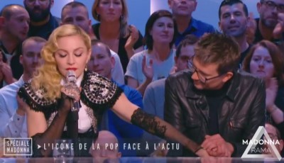 Madonna at Le Grand Journal - 2 March 2015 (3)