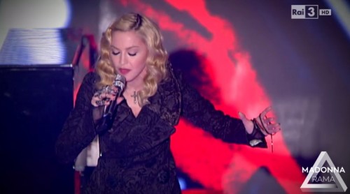 Madonna on Che Tempo Che Fa (1)