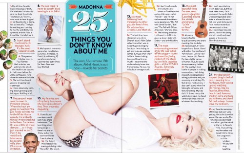 Us Weekly - The Complete 25 Things You Don't Know About Madonna
