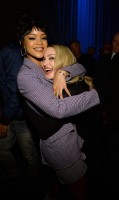 Madonna and Rihanna at the TIDAL press conference (1)