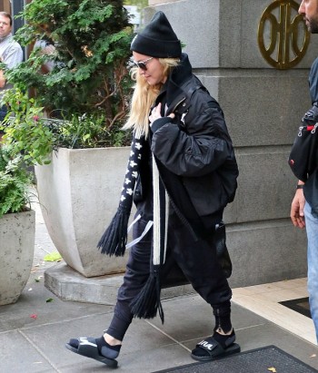 Madonan out and about in Portland - October 2015