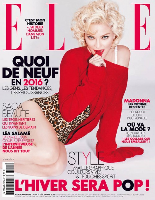 Madonna ELLE France cover