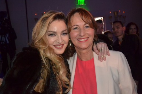 Madonna and Segolene Royal at the Help Haiti Home Gala, Beverly Hills - 9 January 2016 (1)