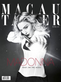 Madonna is on the cover of Macau Tatler (February-March 2016 issue)