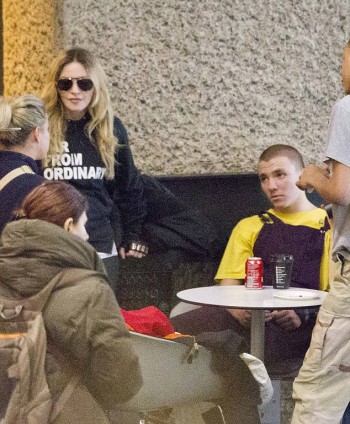 Madonna out and about in London 18 April - Barcbican London