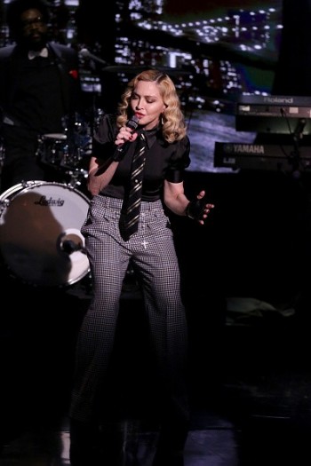 Madonna performs Borderline on Tonight Show Starring Jimmy Fallon (4)