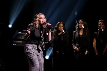 Madonna performs Borderline on Tonight Show Starring Jimmy Fallon (6)