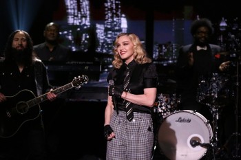 Madonna performs Borderline on Tonight Show Starring Jimmy Fallon (8)