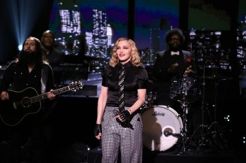 Madonna performs Borderline on Tonight Show Starring Jimmy Fallon (10)