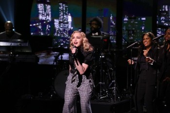 Madonna performs Borderline on Tonight Show Starring Jimmy Fallon (11)