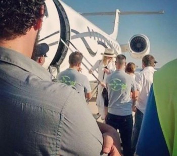 Madonna spotted at Brindisi airport, Italy - July 2016 (6)