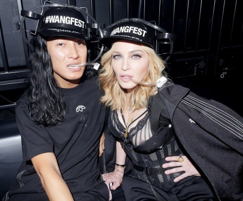 Madonna at the Alexander Wang Fashion Show, New York - 10 September 2016 - Pictures & Videos (22)