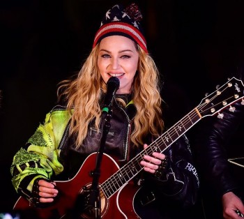 Madonna performs 5 acoustic songs at Washington Square Park  New York (36)