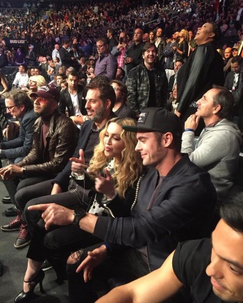 Madonna attends UFC 205 at Madison Square Garden, New York - 12 November 2016 (1)