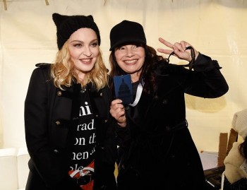 Madonna sings Express Yourself and Human Nature at Women's March on Washington Cher (3)