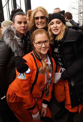 Madonna sings Express Yourself and Human Nature at Women's March on Washington Cher (25)
