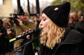 Madonna sings Express Yourself and Human Nature at Women's March on Washington Cher (34)