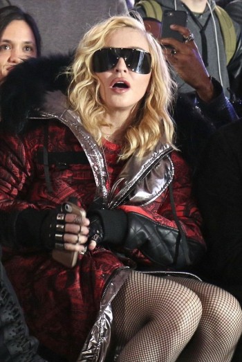 Madonna attends Philipp Plein fashion show, New York - 13 February 2017 (2) (11)