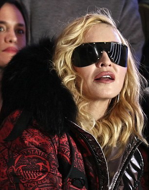Madonna attends Philipp Plein fashion show, New York - 13 February 2017 (2) (13)