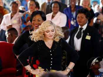 Madonna attends The Mercy James Centre opening in Blantyre, Malawi 11 July 2017 (6)