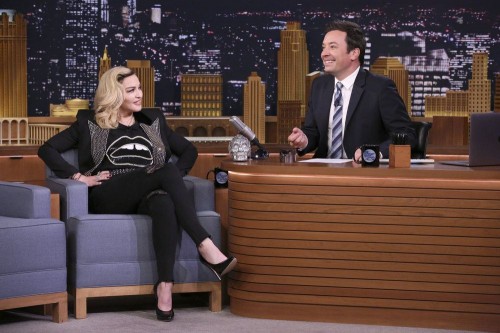 Madonna on The Tonight Show Starring Jimmy Fallon - 25 Sept 2017 - 02