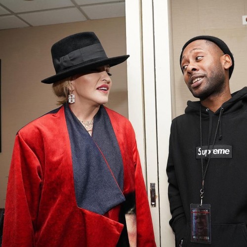 Madonna attends Total Blackout Tour at MSG New York