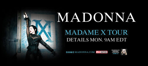 Madonna Madame X tour announcement - ad