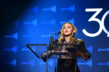 Madonna receives Advocate for Change Award at the 2019 GLAAD Media Awards - 4 May 2019 (4)