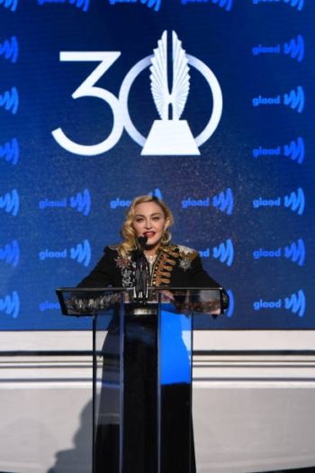 Madonna receives Advocate for Change Award at the 2019 GLAAD Media Awards - 4 May 2019 (6)