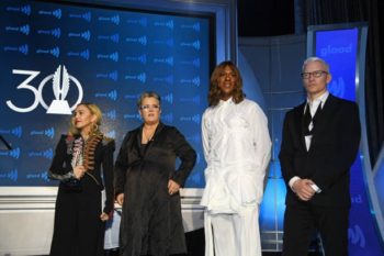 Madonna receives Advocate for Change Award at the 2019 GLAAD Media Awards - 4 May 2019 (8)