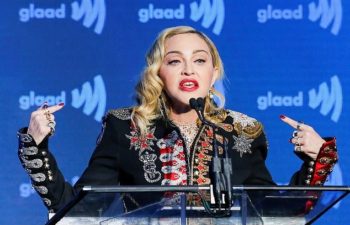 Madonna receives Advocate for Change Award at the 2019 GLAAD Media Awards - 4 May 2019 (10)