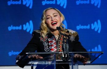 Madonna receives Advocate for Change Award at the 2019 GLAAD Media Awards - 4 May 2019 (11)