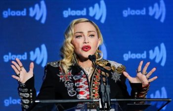 Madonna receives Advocate for Change Award at the 2019 GLAAD Media Awards - 4 May 2019 (13)